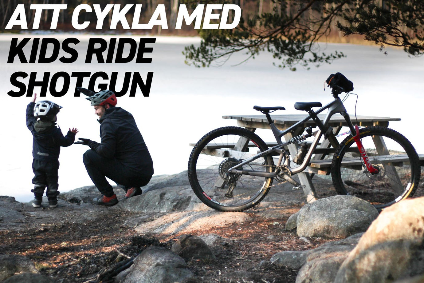 Kids Ride Shotgun – En barnsits till Mtb, Cykla mountainbike tillsammans med ditt barn